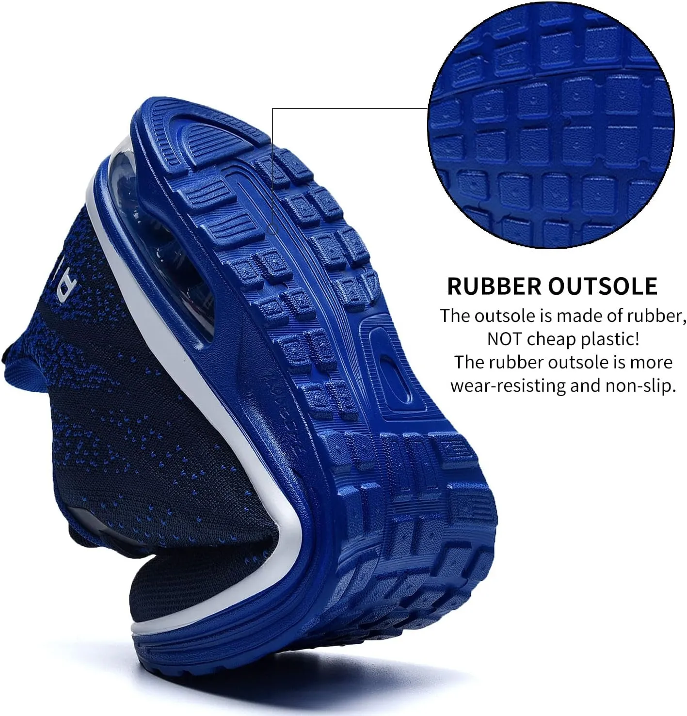 AUPERF Men's Air Running Shoes Lightweight Breathable Workout Footwear Walking Sports Tennis Sneaker
