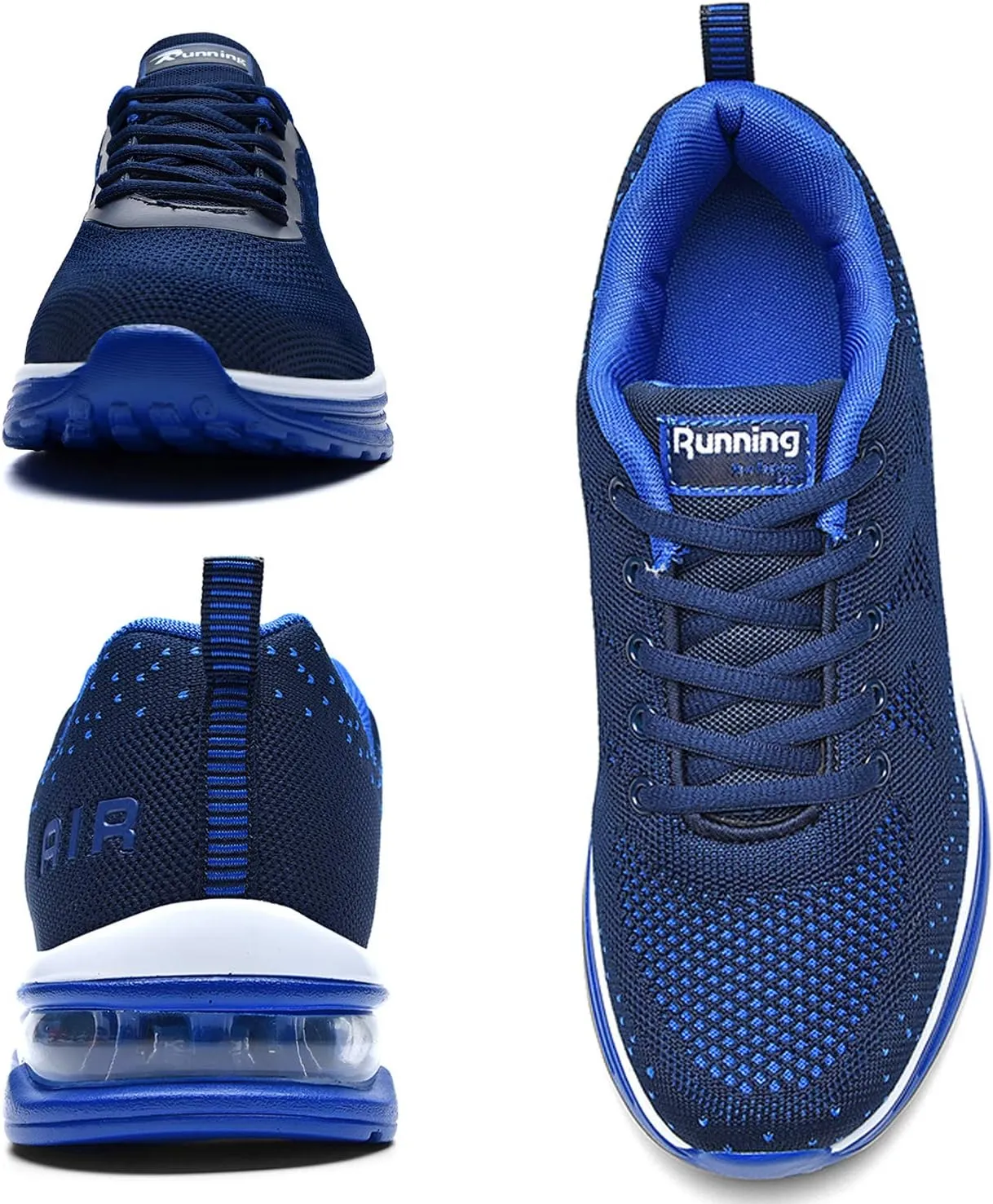 AUPERF Men's Air Running Shoes Lightweight Breathable Workout Footwear Walking Sports Tennis Sneaker