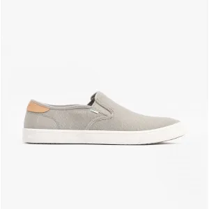 BAJA Mens Slip-On Trainers Grey
