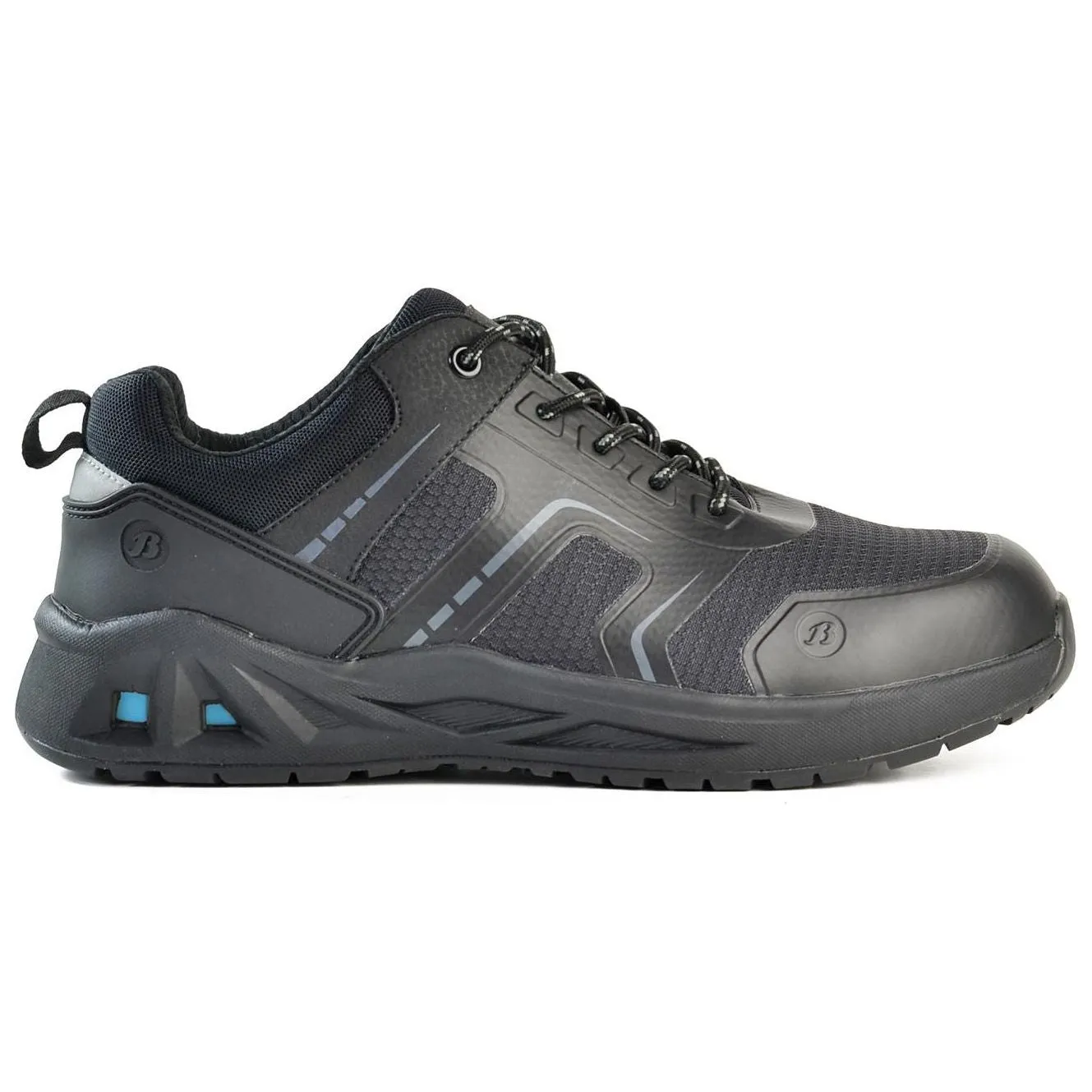 Bata Charger Black Lace Up Steel Cap Safety Shoe With Scuff Cap (801-66017) (Pre Order)