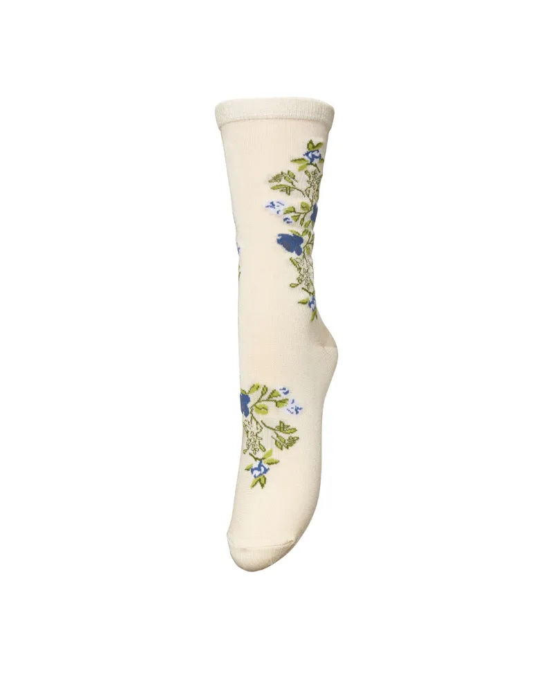 Beck Sondergaard Fleurora Birch White Socks