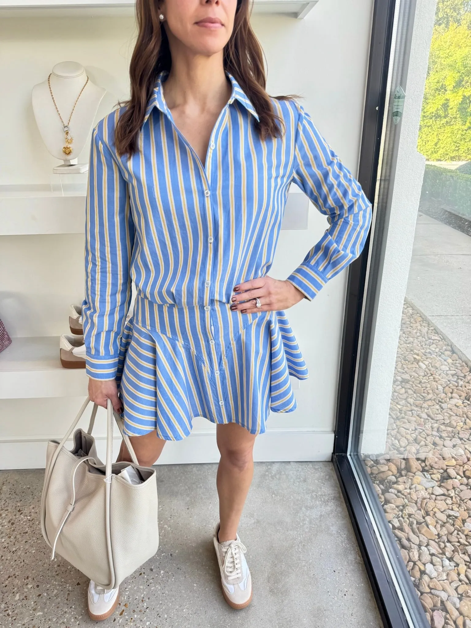Blue/Yellow Naeem Dress