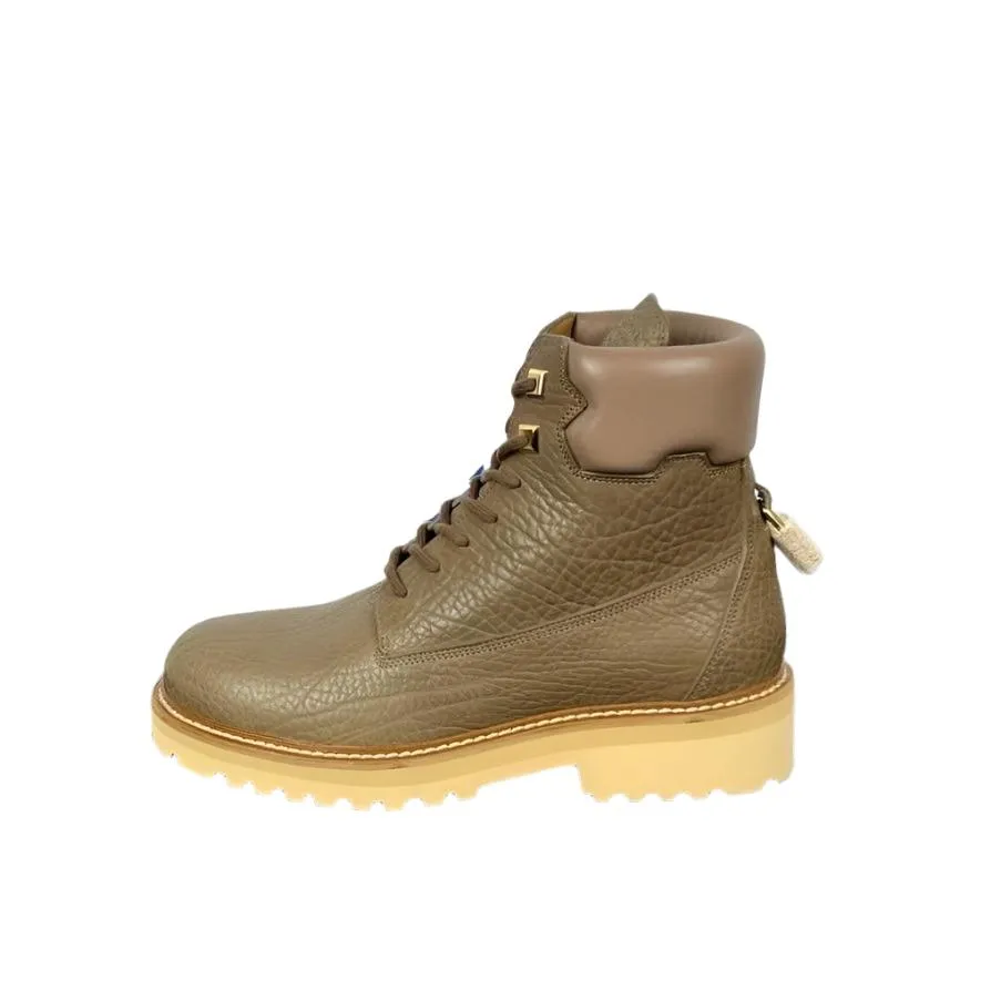 Buscemi Site Boot Tapiro Dove Grey Leather Boots