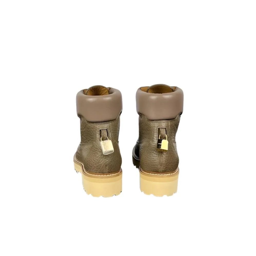 Buscemi Site Boot Tapiro Dove Grey Leather Boots