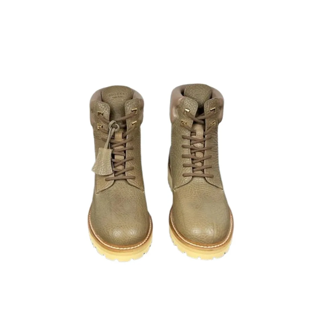 Buscemi Site Boot Tapiro Dove Grey Leather Boots