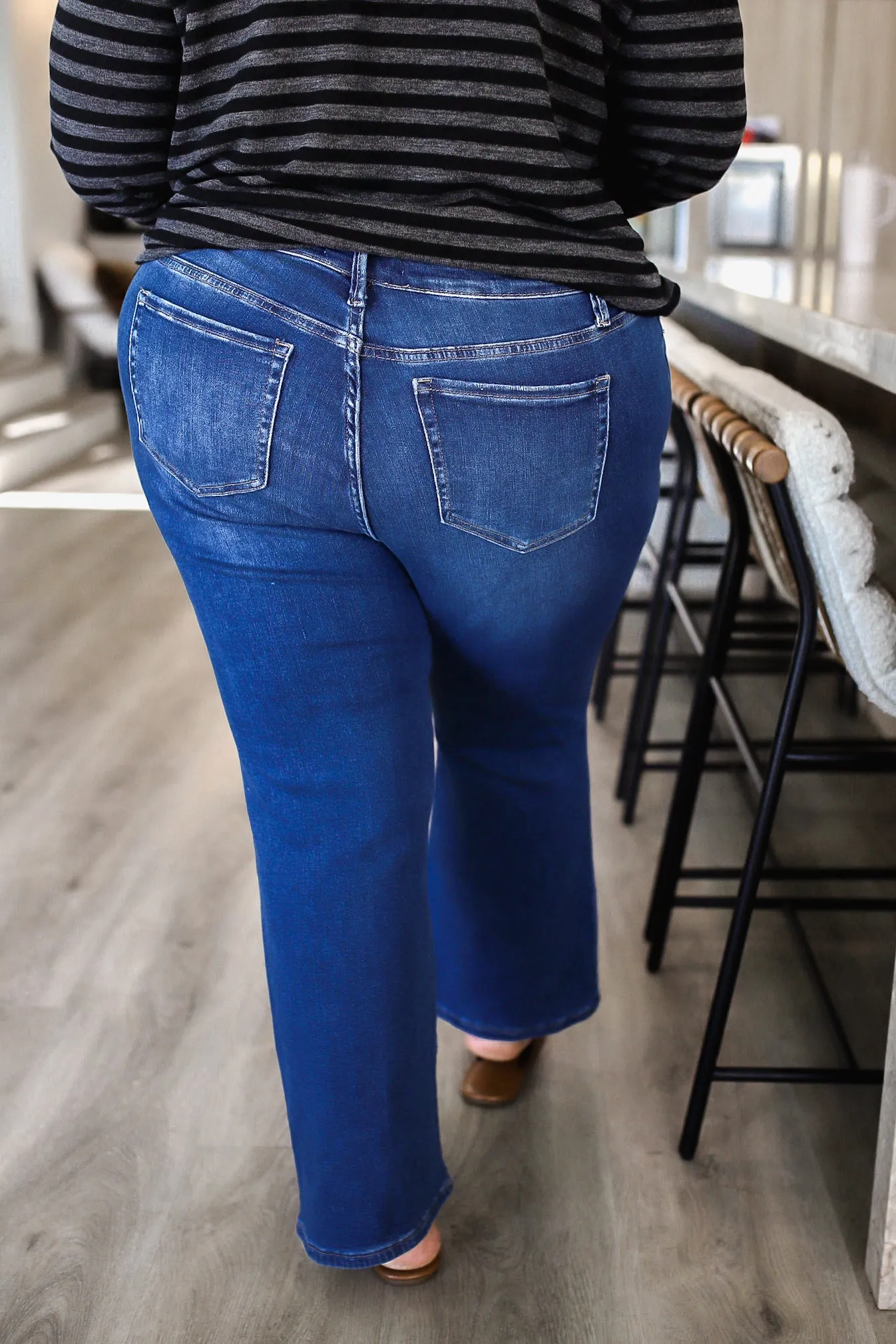 bytos Full Size Cat's Whiskers Mid Rise Ankle Jeans