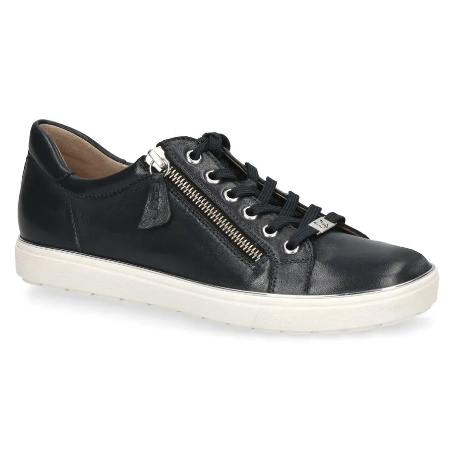 Caprice Women's 9-9-23606-20 Casual Leather Trainers Ocean Blue