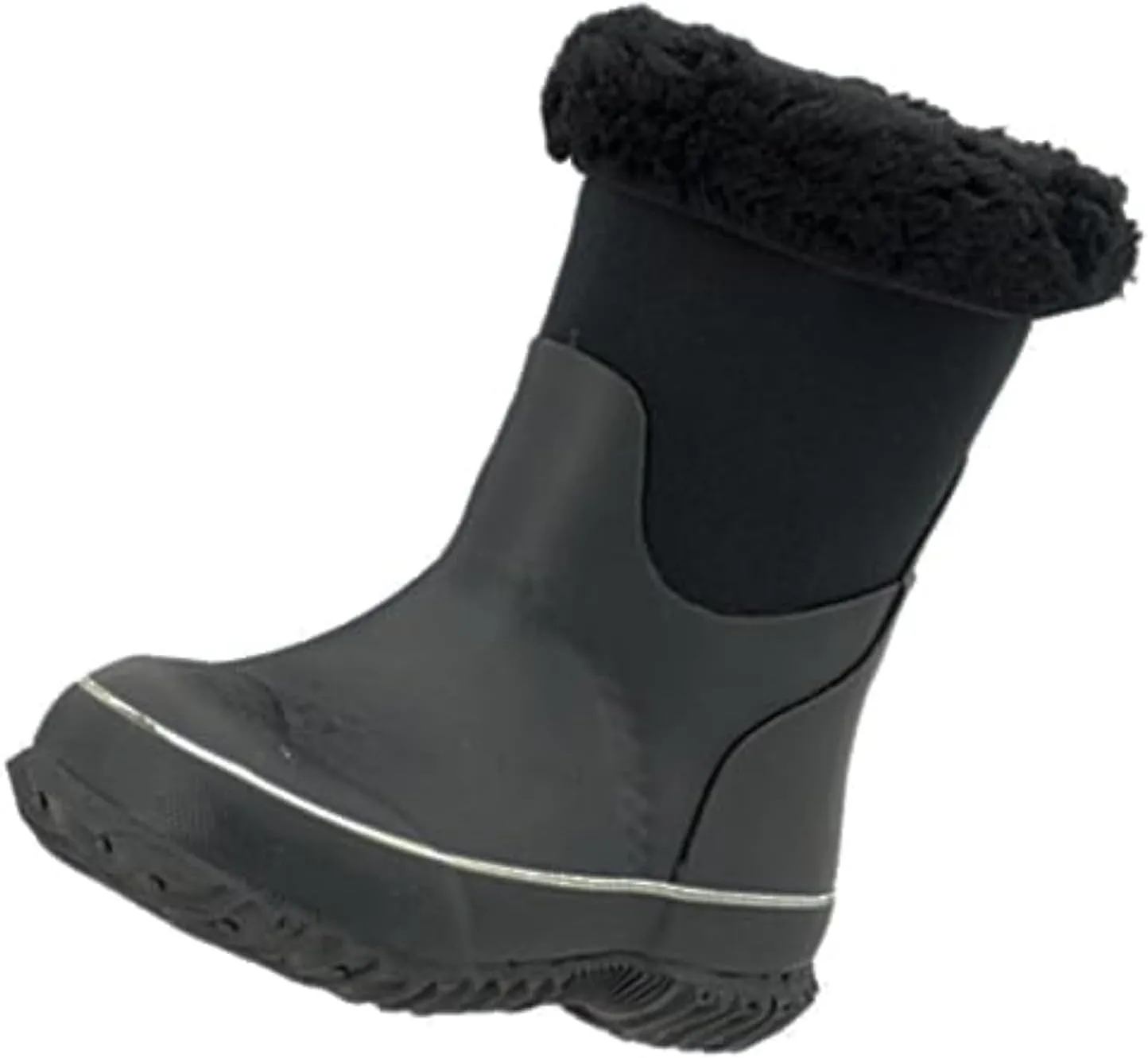 CNSBOR Kids Snow Rain Boot Waterproof Cold Weather Shoes for Toddlers Outdoor Winter Boots