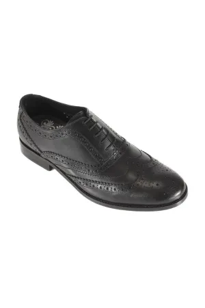 Diego Leather Brogues - Black