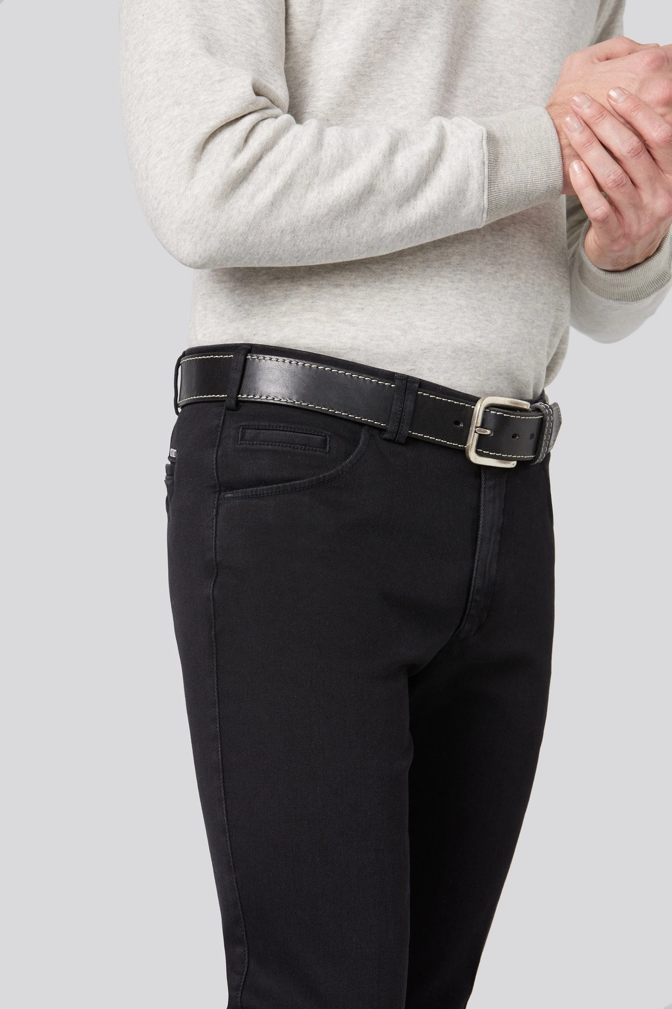 Dublin Super Stretch Modern Fit Jeans - Black