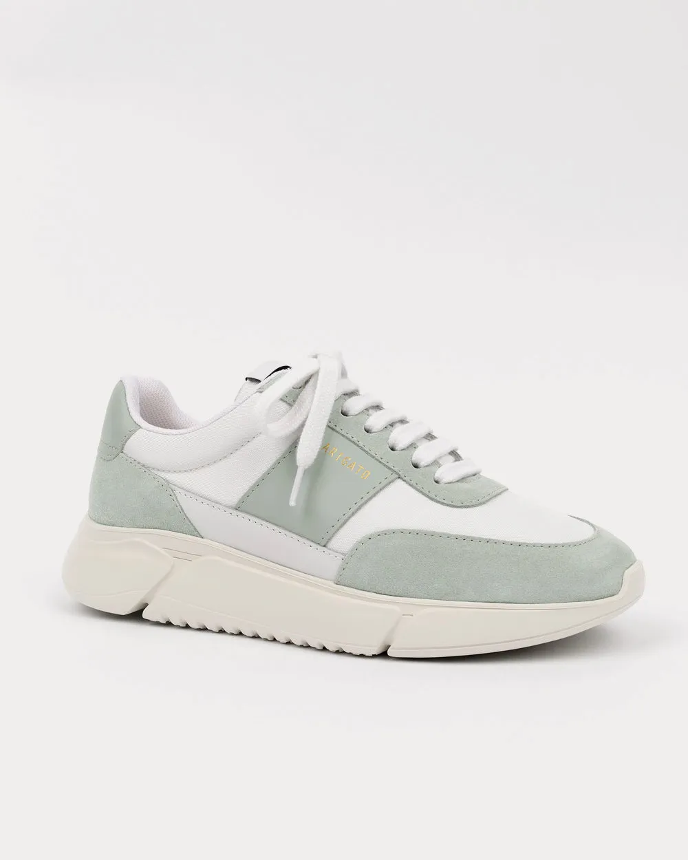 Genesis Vintage Runner White / Dusty Sage Low Top Sneakers