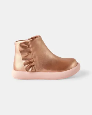 Hanna Frill Boot - Rose Metallic