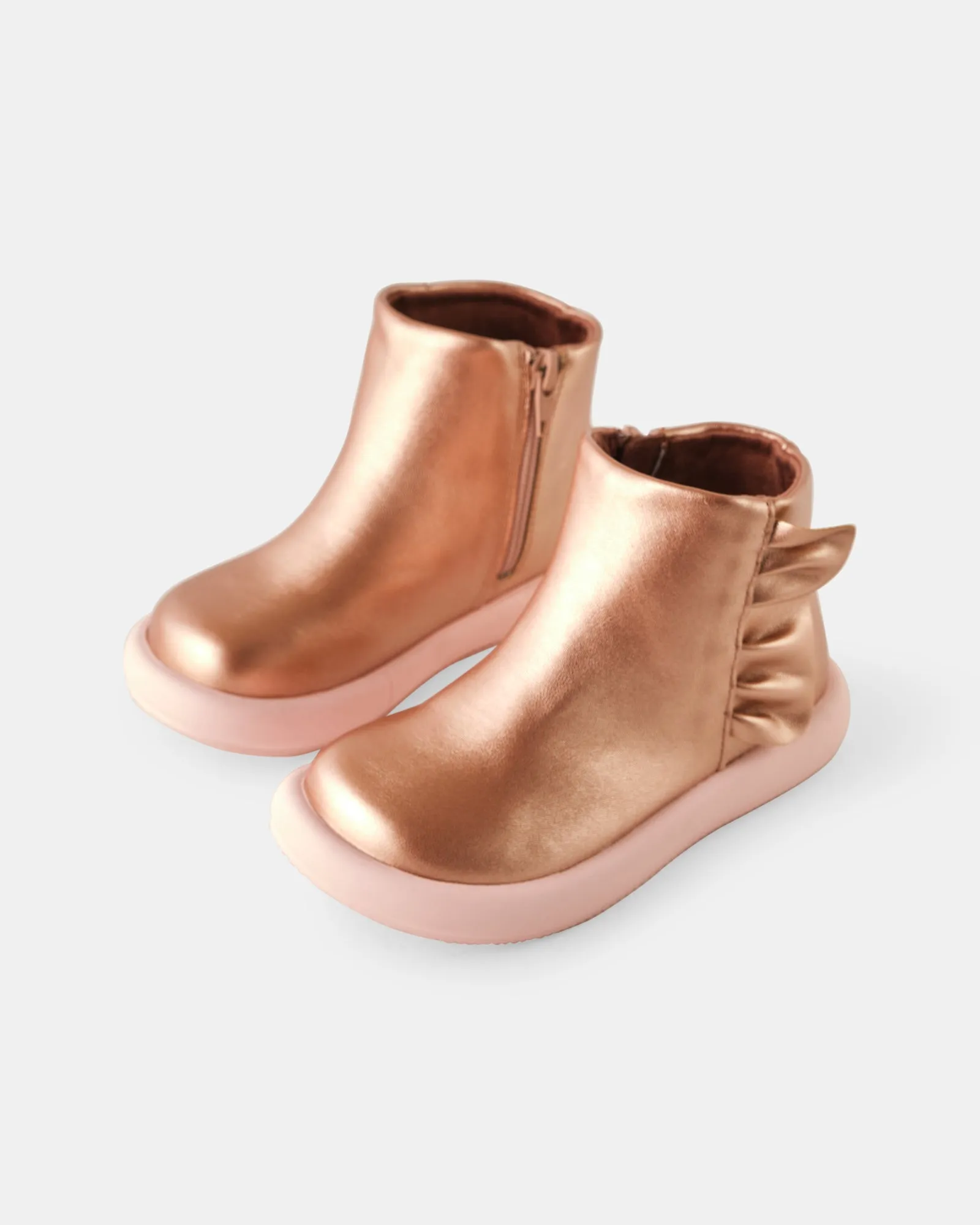 Hanna Frill Boot - Rose Metallic