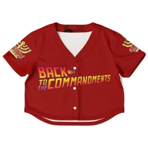 Hebrew Israelite Women's Back To The Future Red Baseball Jersey