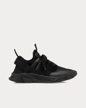 Jago Nylon & Mesh Black / Black Low Top Sneakers