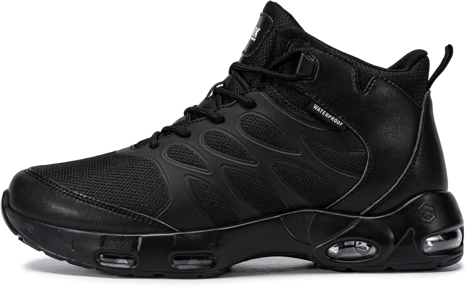 LARNMERN Men Non Slip Boots Restaurant Service Breathable Mesh Waterproof Outdoor Shoes Slip Resistant Work Ankle Boot Chef Zapatos Trabajo Casual Hiking Sneakers