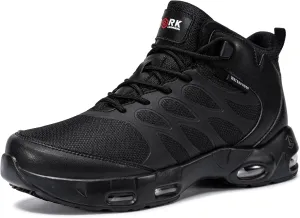 LARNMERN Men Non Slip Boots Restaurant Service Breathable Mesh Waterproof Outdoor Shoes Slip Resistant Work Ankle Boot Chef Zapatos Trabajo Casual Hiking Sneakers
