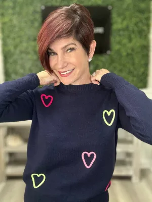 Long Sleeve Heart Sweater