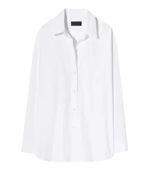 Mael Oversized Shirt in White