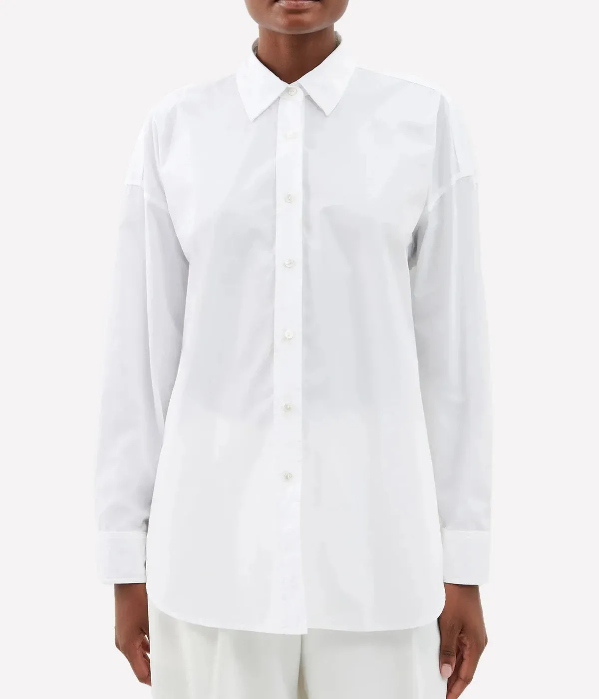 Mael Oversized Shirt in White