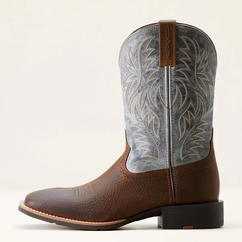 Men's Ariat Sport Western Earth/Blue Boot