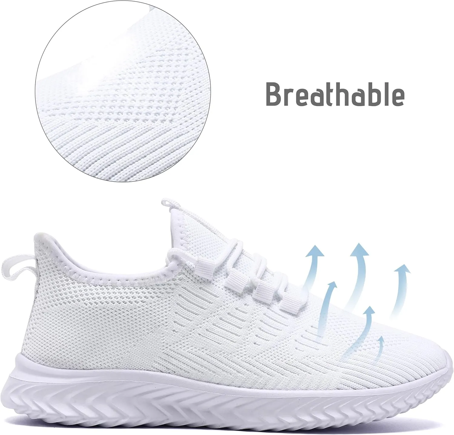 Mens Running Shoes Tennis Shoes Walking Gym Sneakers Lightweight Non Slip Mesh Casual Workout Sneakers