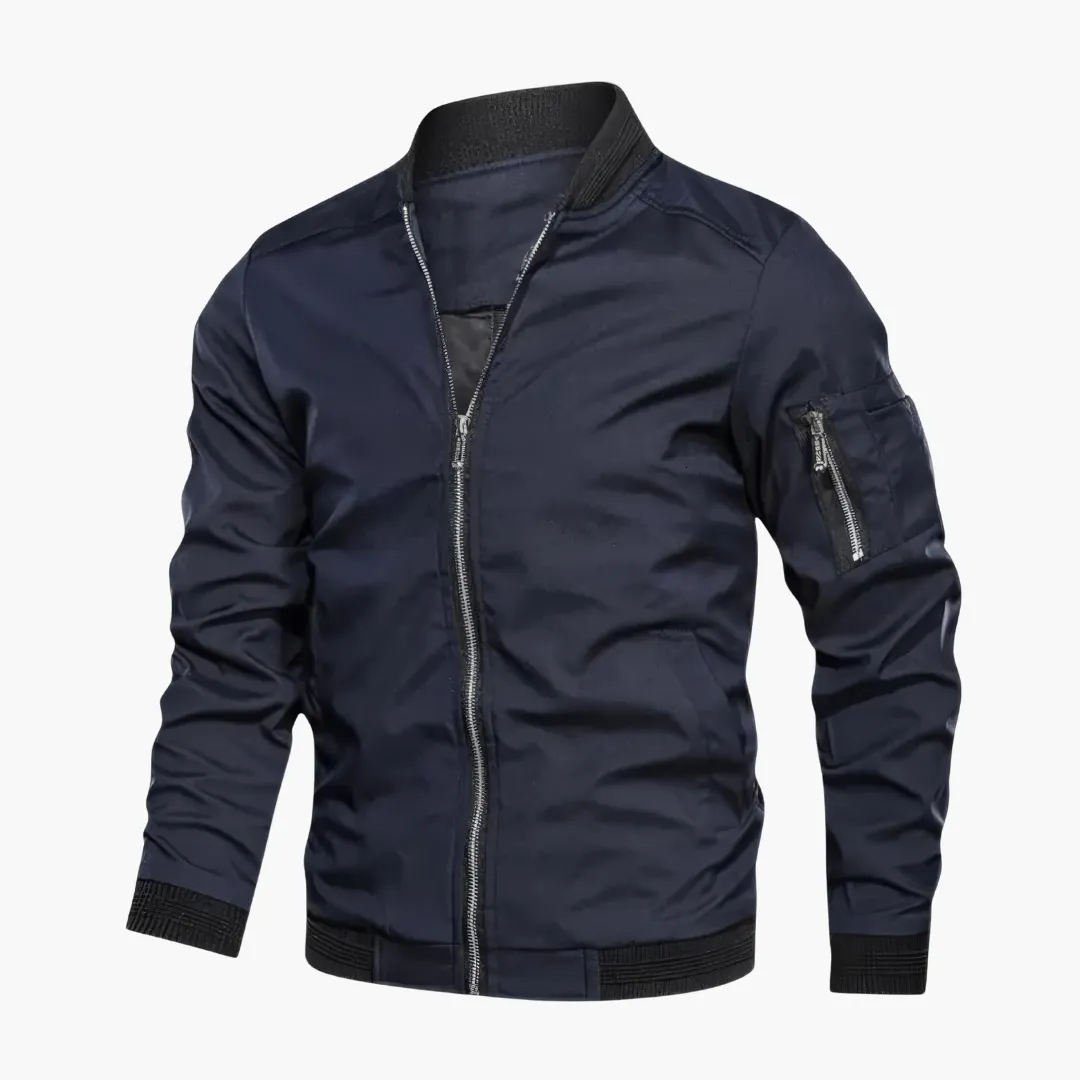 Nathan | Classic Bomber Jacket