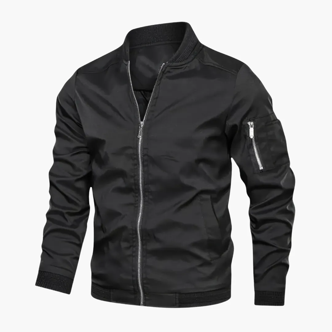 Nathan | Classic Bomber Jacket