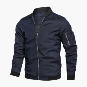 Nathan | Classic Bomber Jacket