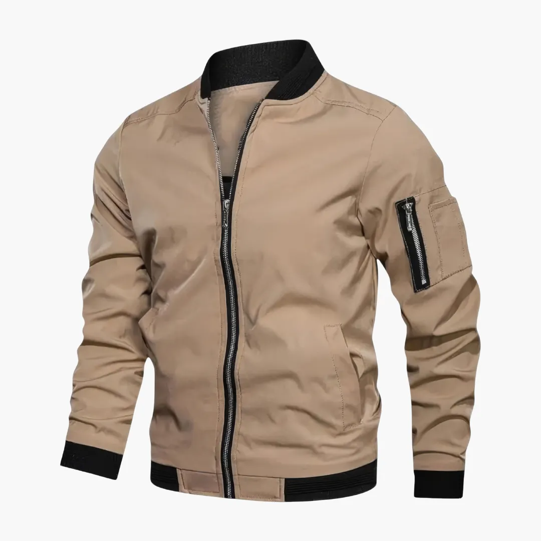 Nathan | Classic Bomber Jacket