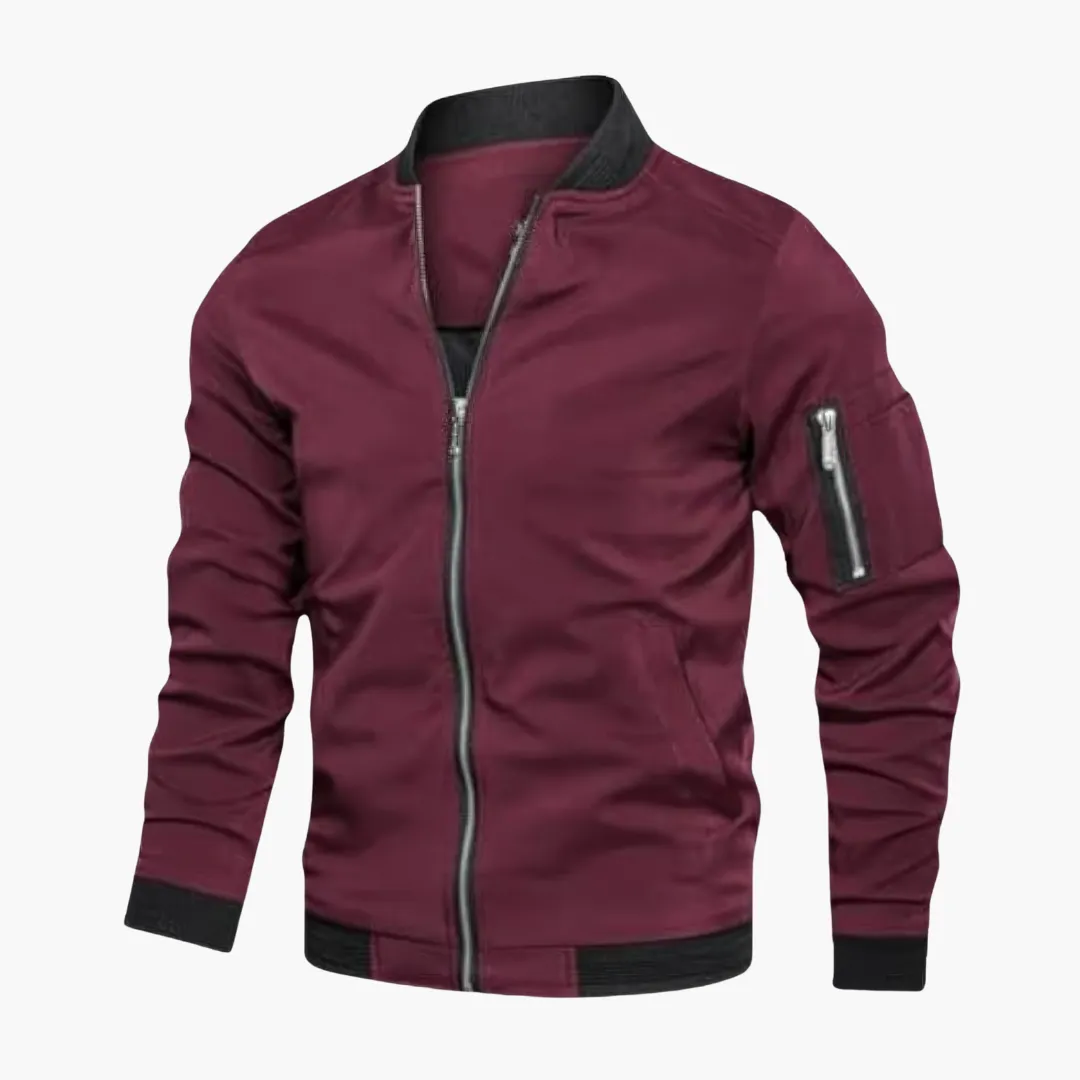 Nathan | Classic Bomber Jacket
