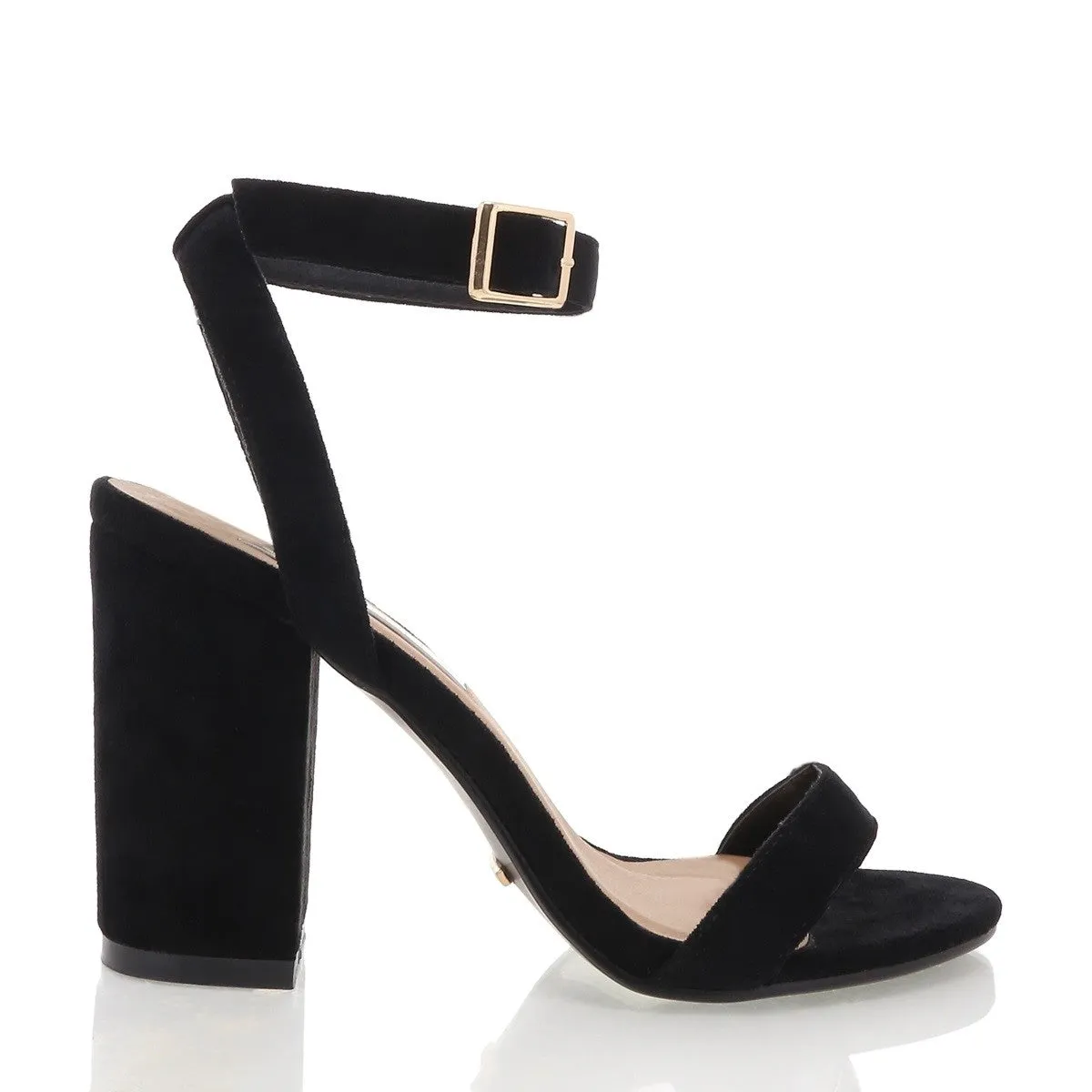 Nikaia Black Suede Heel