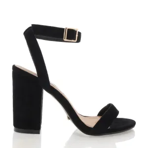 Nikaia Black Suede Heel