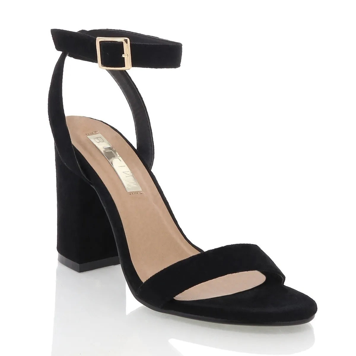 Nikaia Black Suede Heel