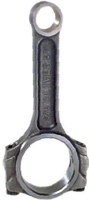 Oliver Billet I-Beam Connecting Rod Set - SB Chevy - Ultra-Light - Standard Journal - 6.000" Length - .927" Wrist Pin - 2.100" Crank Pin - .940" Journal Width - 164, 431, 595 Gram Weights