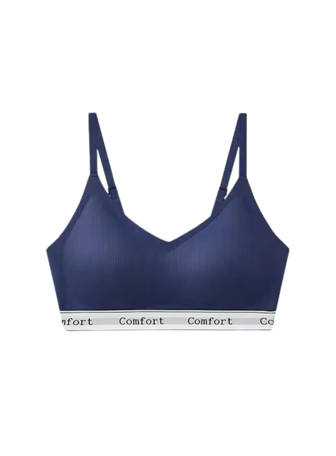 Premium Naya Seamless Ice Silk Set in Navy