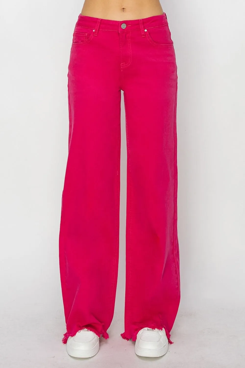 RISEN Pop High Rise Wide Leg Jeans