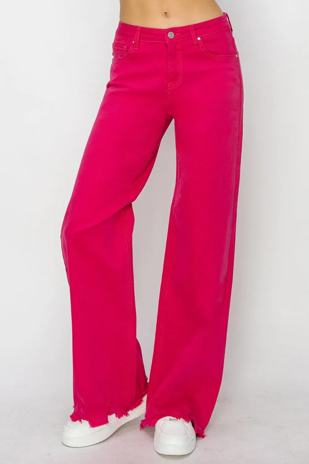 RISEN Pop High Rise Wide Leg Jeans