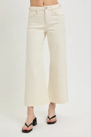 RISEN Tummy Control Cropped Flare Jeans  (Online Only/ Ships from USA)