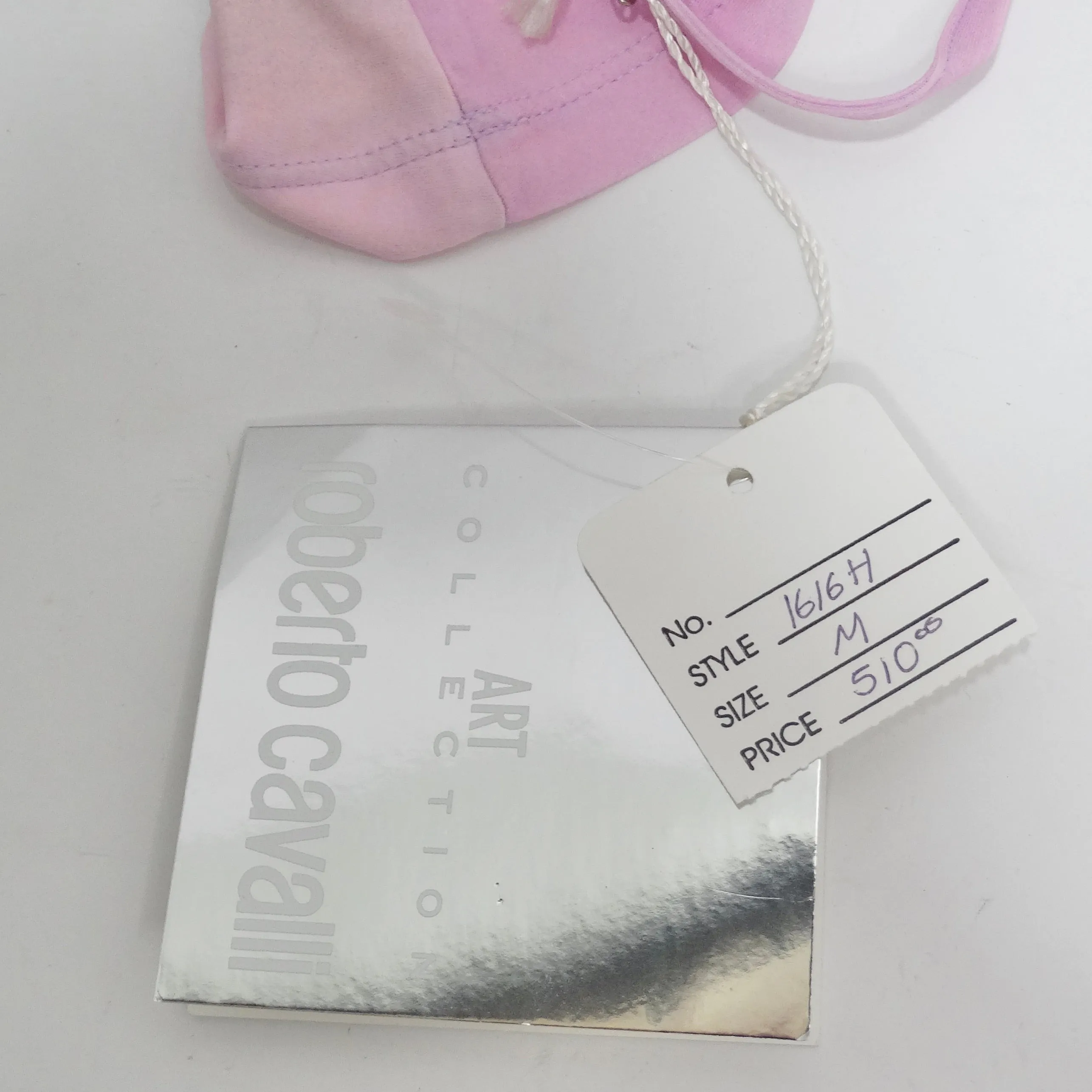 Roberto Cavalli Spring/Summer 2000 Pink Crystal Halter Top