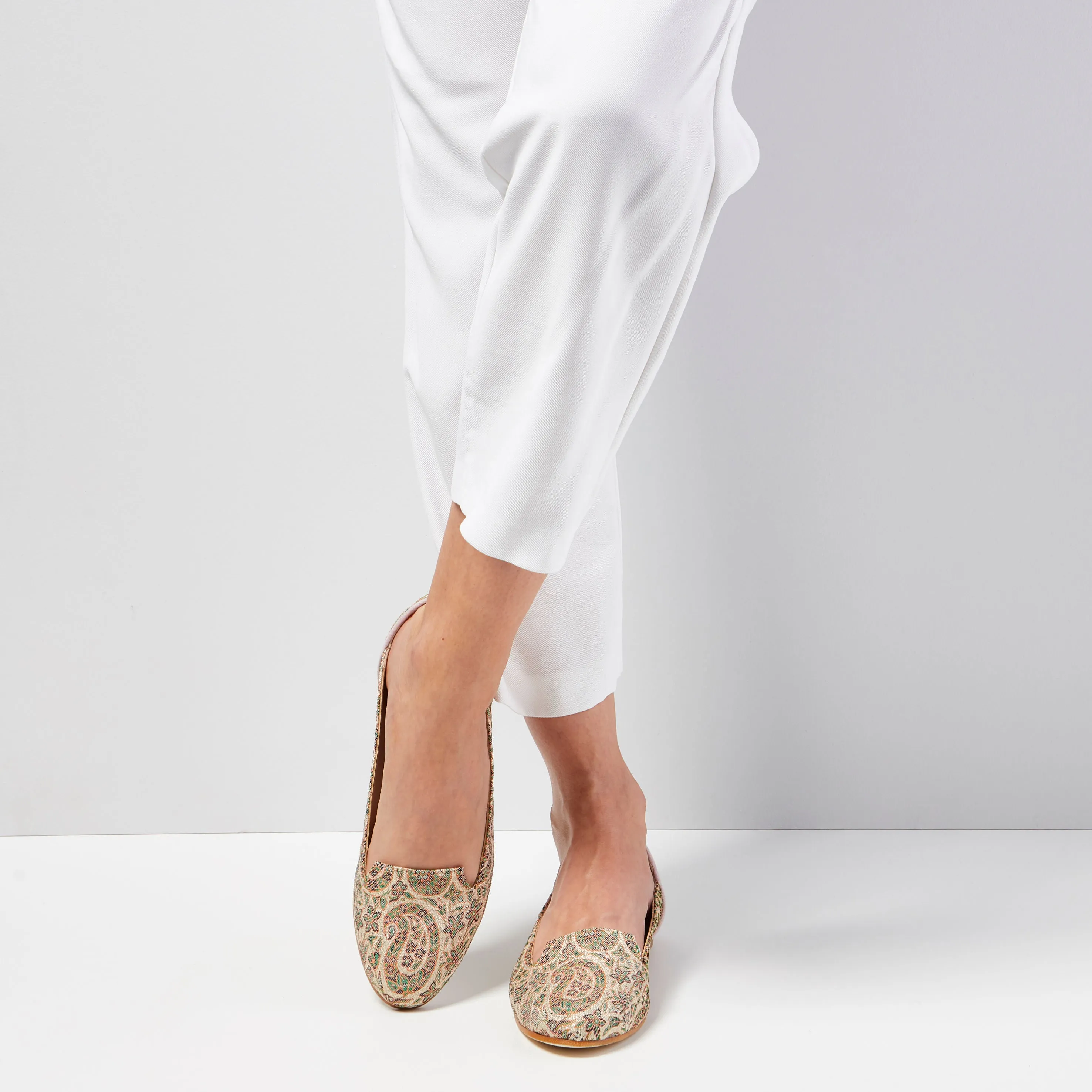 Rose Garden of Isfahan Pink Ballet Flats