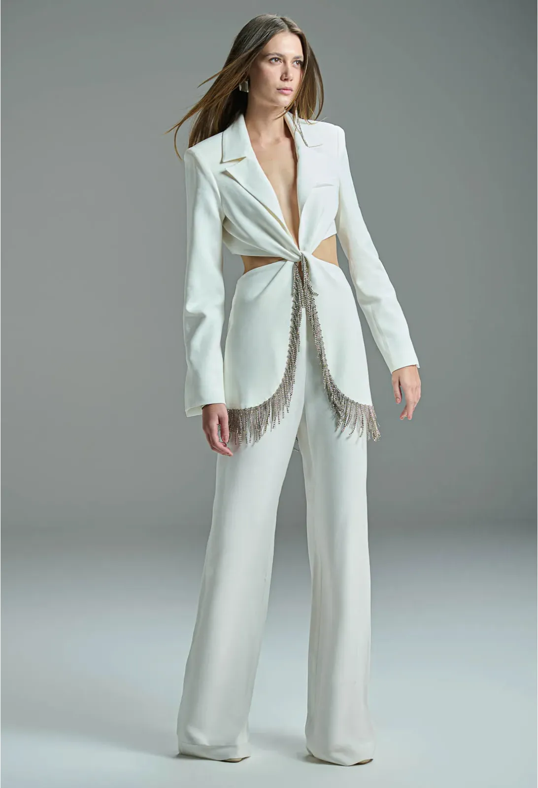 Set Embroidered Fringes