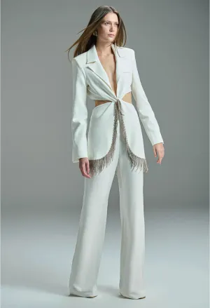 Set Embroidered Fringes