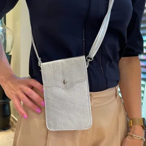 Tas Pona Leder Zilver