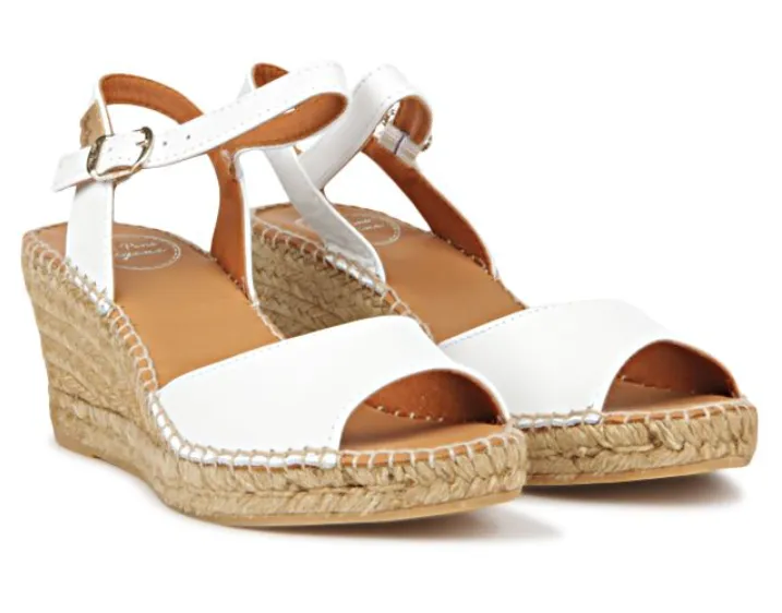 Toni Pons Sia-P Sandal | White   Tan