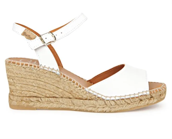 Toni Pons Sia-P Sandal | White   Tan