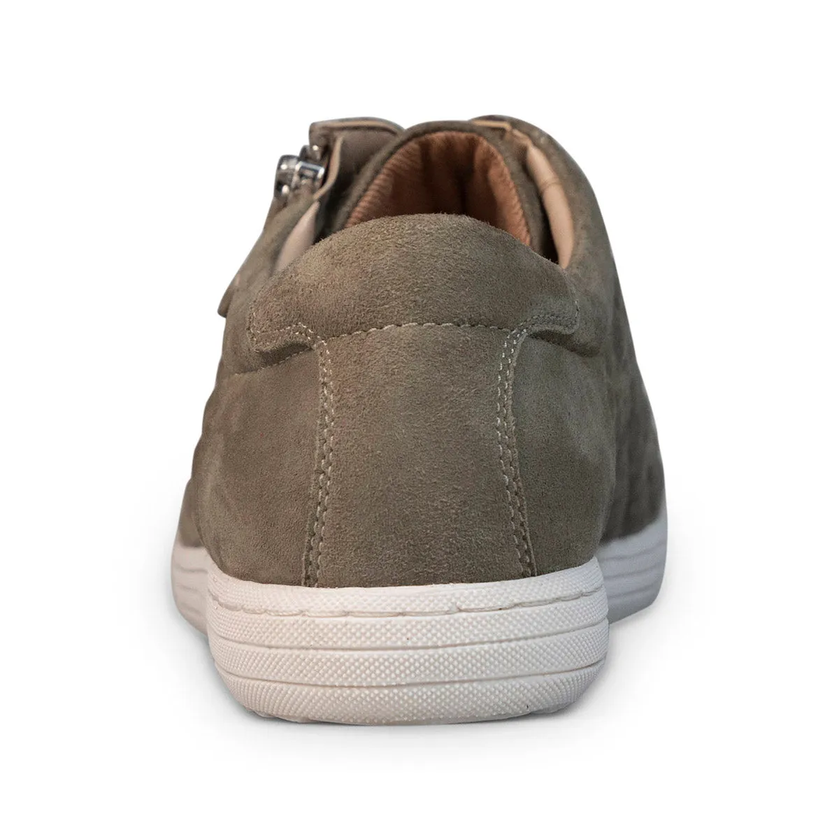 Van Dal Detroit II 3334 6802 Ladies Leaf Suede Zip & Lace Trainers