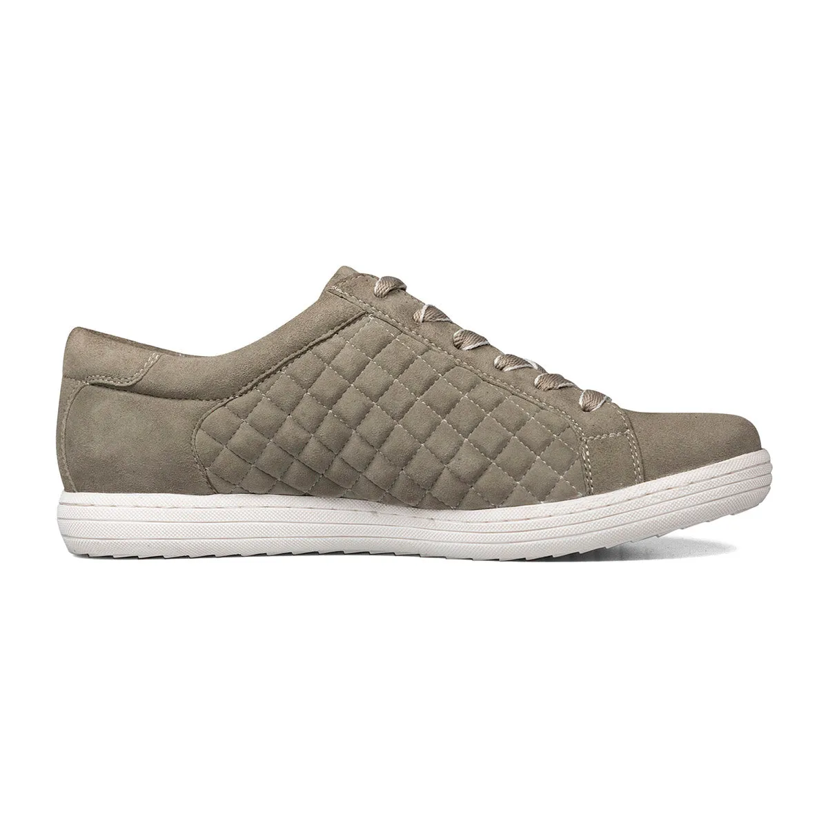 Van Dal Detroit II 3334 6802 Ladies Leaf Suede Zip & Lace Trainers