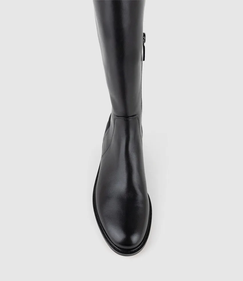 VELVET30 OTK Boot in Black