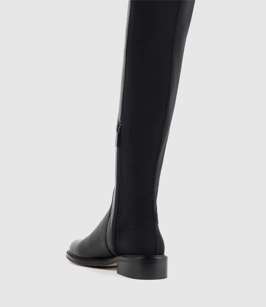 VELVET30 OTK Boot in Black